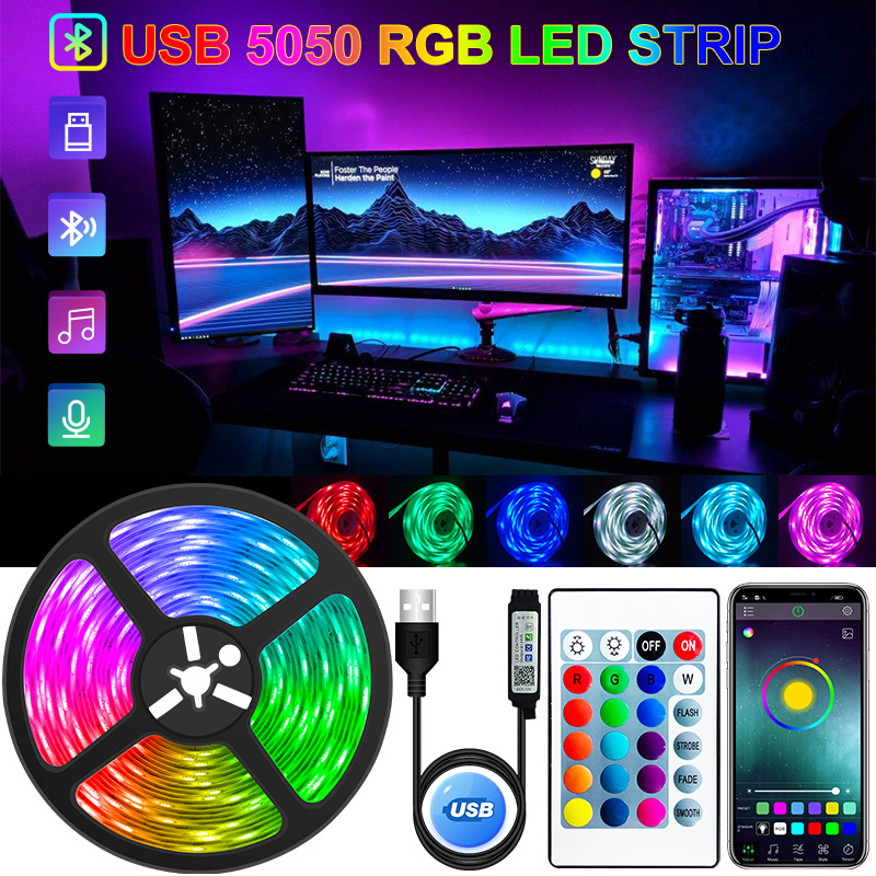 USB RGB Strip Lights