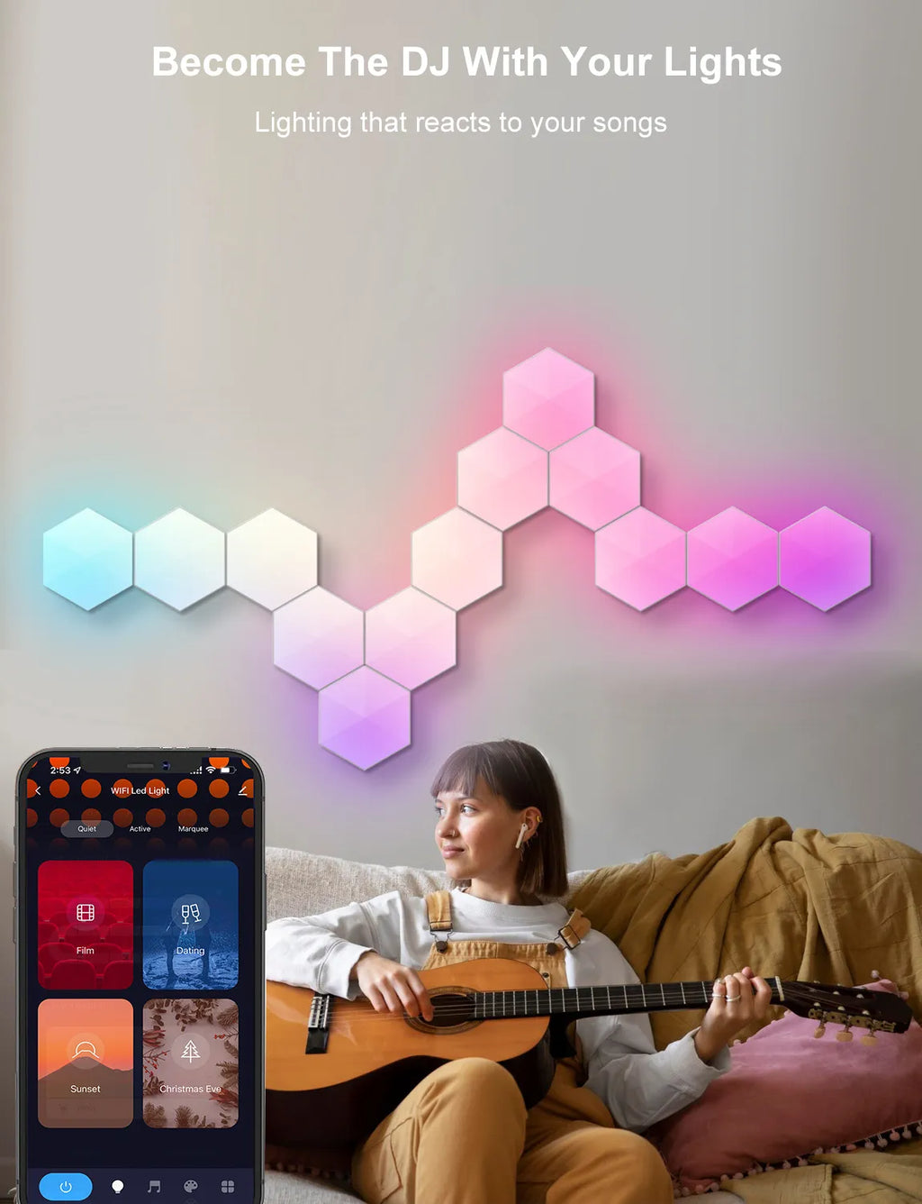 Hexagon Light Panels
