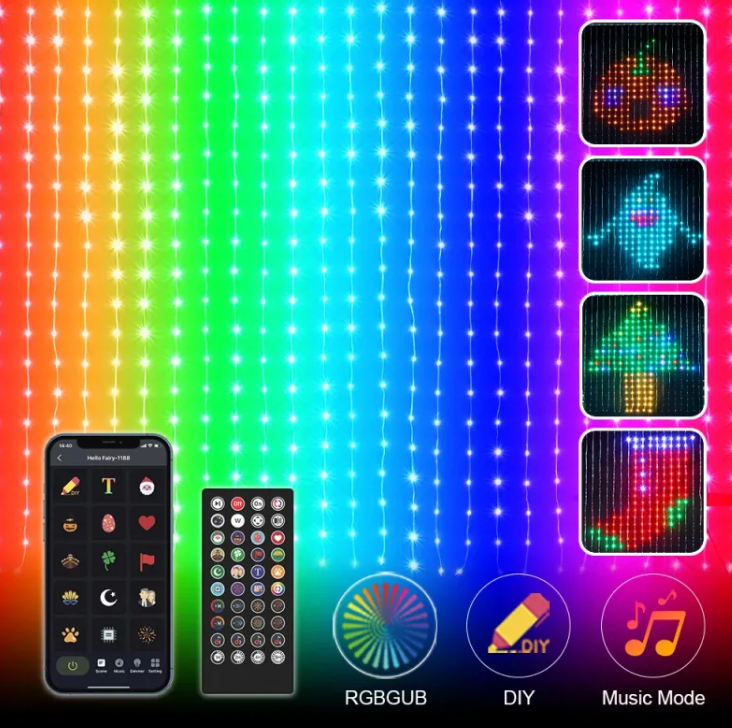 Smart Curtain Lights